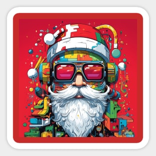 Santa Claus & Cyberpunk 2 Sticker